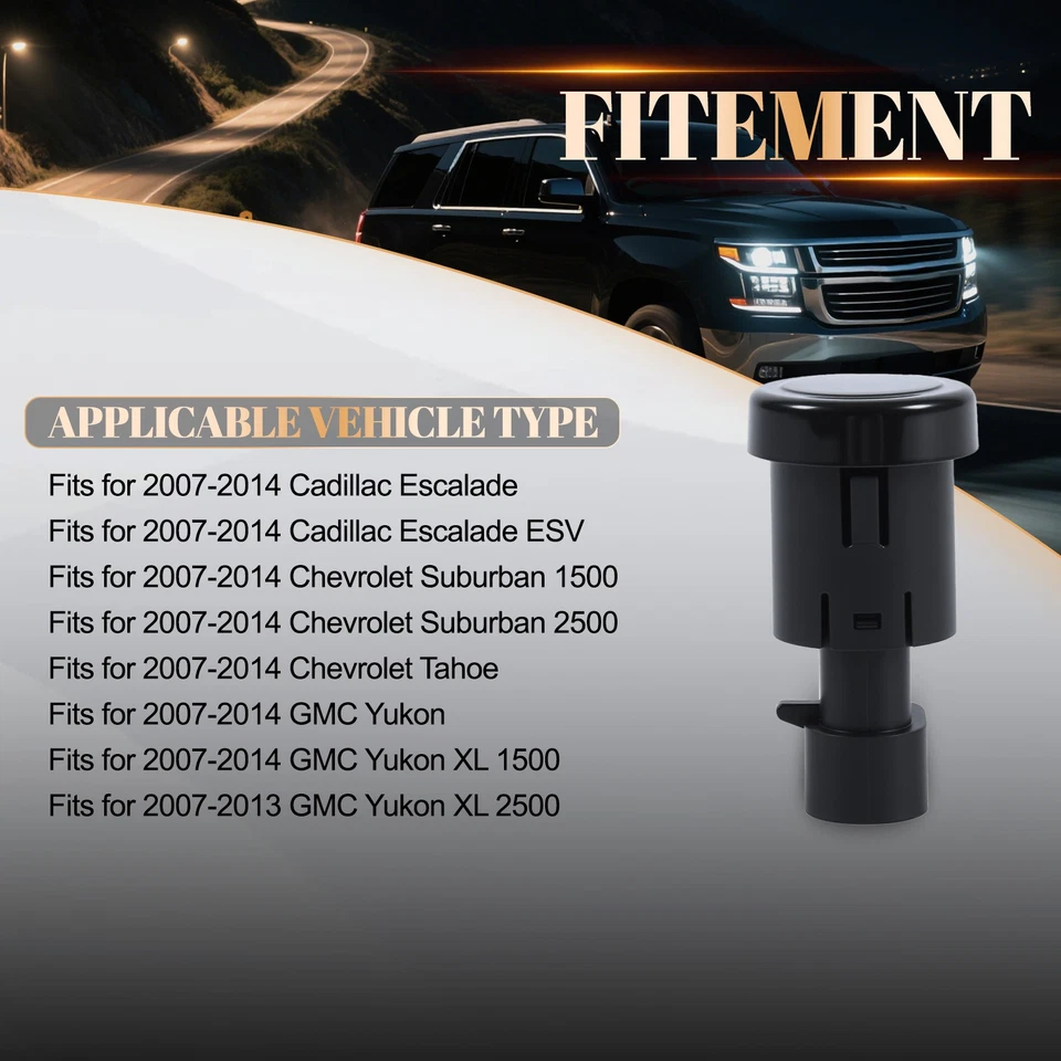 Controles de botón interruptor de liberación de ventana de puerta levadiza trasera para Yukon XL 1500 2500 Foto 4 de 4