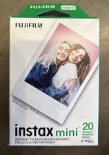Fujifilm INSTAX MINI Instant Film - 20ct - Expiration 10/2026 Photography NEW