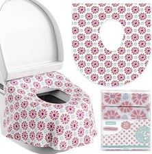  20Pcs Disposable Toilet Seat Covers for Kids and Adults, Toddlers Potty T