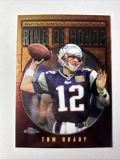 2004 Topps Chrome Ring Of Honor Tom Brady Patriots GOAT!!