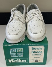 Welkin "Hastings" Ladies Lace Bowls Shoes - Size 3 - Brand New in Box - White