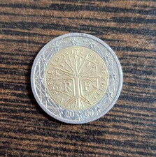 2 Euro France Coin 2000 Circulated Divisional Liberte Egalite Fraternite C017