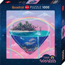 Rompecabezas The Dolphins Tiny Worlds 1000 piezas Heye nuevo
