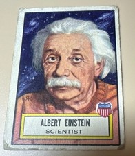 1952 Topps Look 'N See #20 Albert Einstein SHORT-PRINT 1952 Topps Look 'N See #20 Albert Einstein SHORT-PRINT