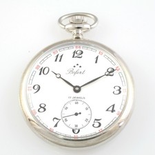 Orologio da Tasca Pocket Bofort Movimento Meccanico carica Manuale con catena