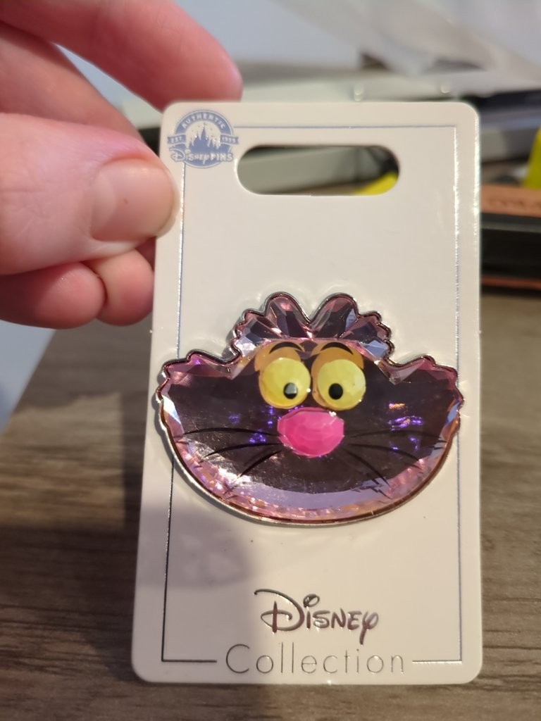 Disney Collection Cheshire Cat Acrylic 3D Pin