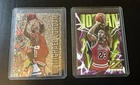 Michael Jordan 1996-97 Fleer Metal #11 & 1996 SkyBox Z-Force #11 2-Card Lot