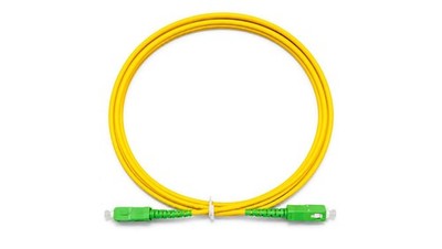 5905954946662 Patchcord światłowodowy SM SC/APC-SC/APC simplex 3mm G657A2 bezhal