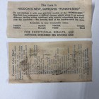 (2) Vintage Heddon Lure Box Papers. Improved Punkinseed & Color Chart Paper — photo 2