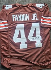 Harold Fannin Jr Signed Custom Cleveland Browns Jersey JSA