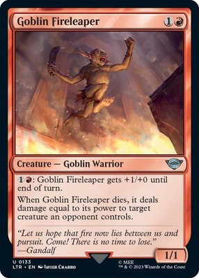Goblin Fireleaper- (NM)-**-EN-[LTR - 133]