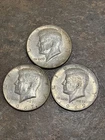 Lot Of 3 - 1966, 1967, & 1969 Kennedy Half Dollars - 40% Silver