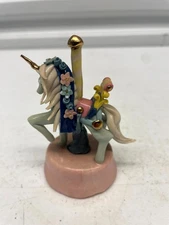 Vintage Boyd Mini Carousel Unicorn Figurine Fantasy Mythical Horse Collectible