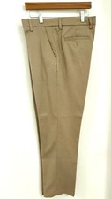 Amazon Essentials Beige Pants 35/30-Straight-Stretchable-Polyester/2%Elastane