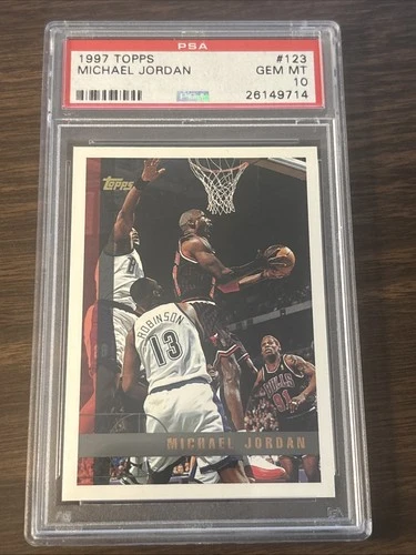 1997-98 Topps Michael Jordan #123 PSA 10 Gem Mint