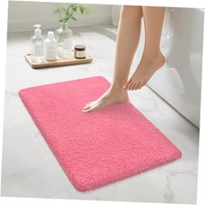 Bathroom Rugs Non Slip 24"x16", Absorbent Bath Mats Quick Dry, Shaggy