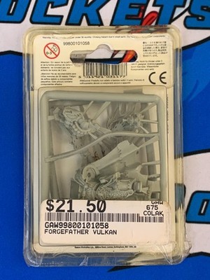 Warhammer 40k - Forgeworld Forgefather Vulkan He'Stan - Citadel Finecast SEALED