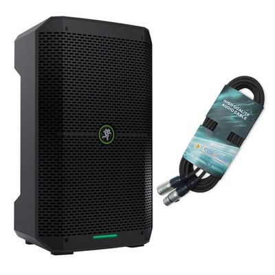 Mackie Thump GO Lautsprecher mobile Box mit Akku und keepdrum XLR-Kabel