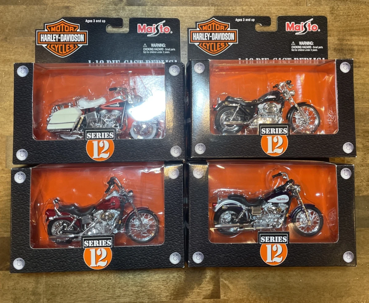 Maisto Harley-Davidson 1:18 Scale Diecast Motorcycles & ATVs for