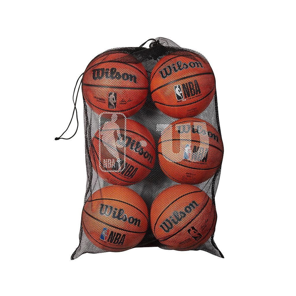 Wilson NBA 6 Basketball Mesh Bag Black Black 3490₽