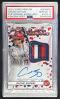 2023 Pristine Shohei Ohtani Popular Demand Auto Relic Red Refractor /5 PSA 10