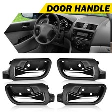 4x Frontrear Left Right Inside Door Handle For 2003-2007 Honda Accord Sedan Exr