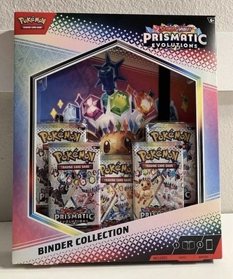 Pokemon TCG SV8.5 Prismatic Evolutions Binder Collection Box Factory Sealed