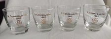 Set of 4 Vintage 1962 R. Cooper Jr. Inc. General Electric Libbey Bar Glasses
