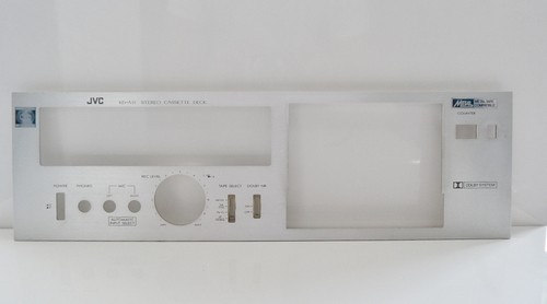 FRONTPLATTE FASSADE ALUMINIUM BÜRSTE ORIGINAL KASSETTENSPIELER *JVC KD-A11E* k7 - Bild 1 von 2