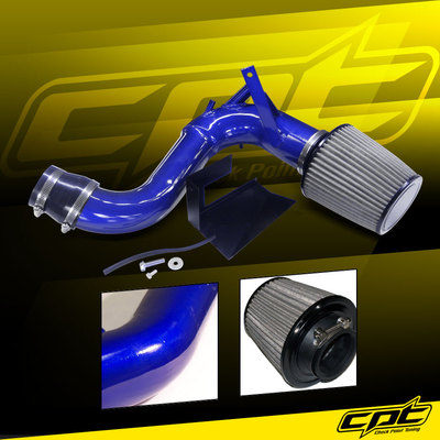 For 11-14 Sonata Turbo 2.0L 4cyl Blue Cold Air Intake + Stainless Air Filter
