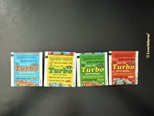Kent Turbo 121-190 Chewing Bubble Gum wrappers (70 Items, +4 Wrappers, 4 Alt)