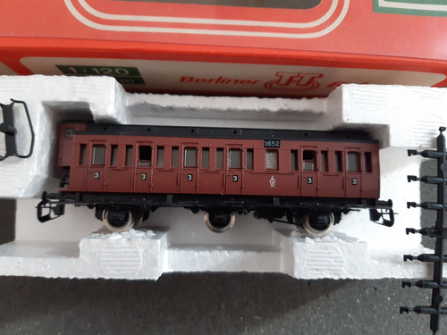 Personenwagen der KPEV braun mit Bremserhaus Ep 1 TT BTTB + OVP Art.-Nr. 13138 - Bild 2 von 19