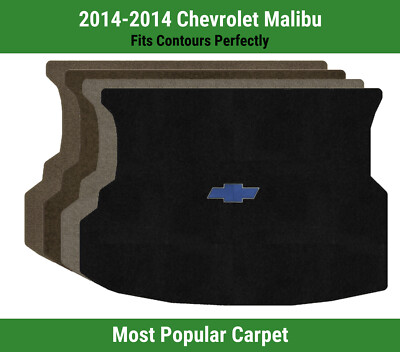 Lloyd Ultimat Trunk Carpet Mat for '14 Chevrolet Malibu w/Blue Chevy Bowtie Logo