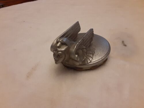 ** ( 1 ) Vintage Flying Winged Goddess Chrome Radiator Cap Rat Hot Rod - Picture 3 of 8