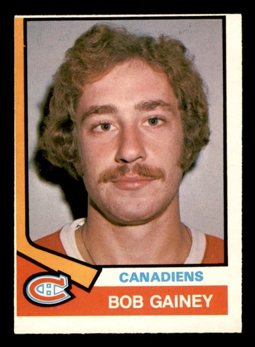 1974 OPC O-Pee-Chee Hockey #388 Bob Gainey VG/EX