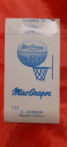 1986 1987 NBA MERCHANTE DENNIS JOHNSON LARRY BIRD BOSTON CELTICS SPANISH CARD - Photo 6 sur 6