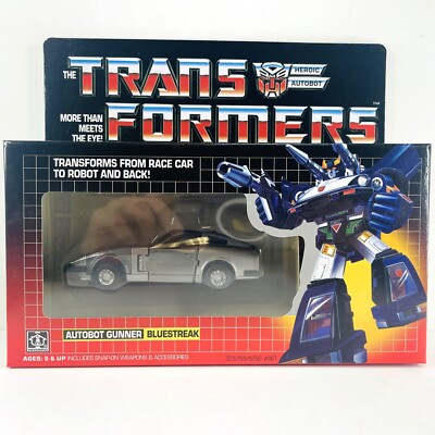 Transformers G1 Bluestreak Autobot Gunner Action Figure Reissue Toys New in Box
