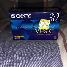 Sony Premium VHS-C 30 Minute Camcorder Video Cassette Tapes New Sealed