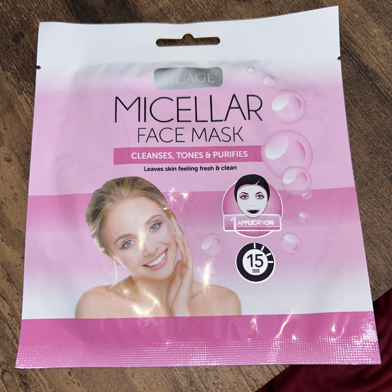 NUAGE Micellar Face Mask - Cleanses, Tones & Purifies