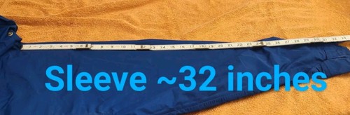 Giacca vintage REI Gore Tex adulto grande con cappuccio blu pioggia escursionismo outdoor impermeabile - Foto 10 di 21