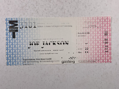 Joe Jackson Komplette Ticket Original Nacht Und Tag Tour 2001
