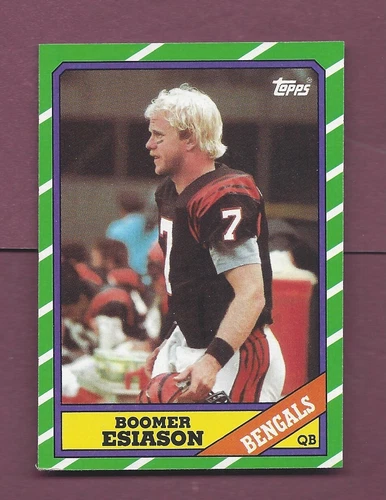 1986 TOPPS FOOTBALL #255 BOOMER ESIASON ROOKIE RC  .99 SHIP X753