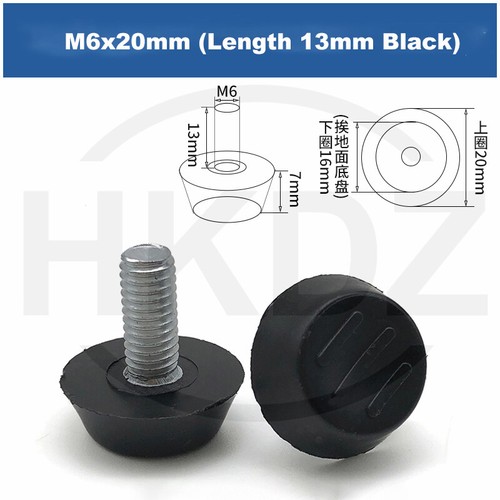 M6 M8 Adjustable Leveler Furniture Feet Screws Leveling Foot Without Insert Nuts - Picture 25 of 46