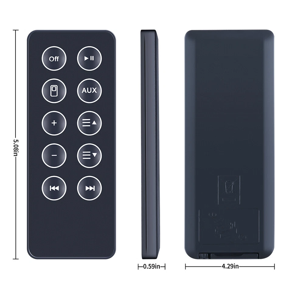 Replacement Remote Control For Bose SoundDock 10 Bluetooth Digital Music System - Image 4 of 4