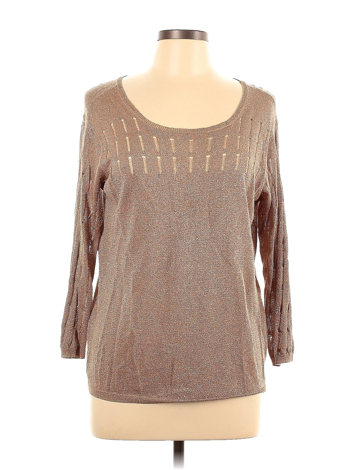 Gap 粘纤褐色羊毛衫