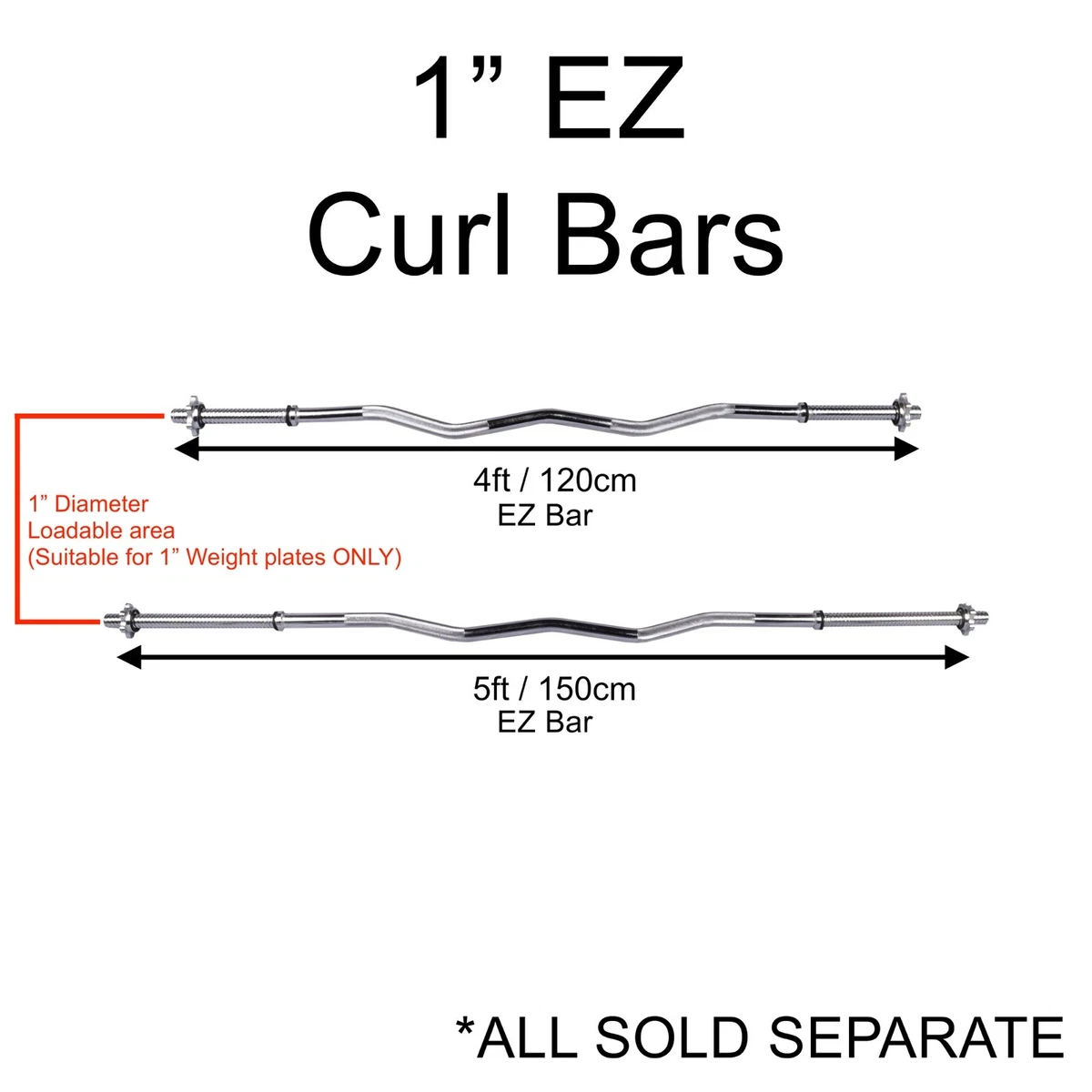 Exersci Spinlock EZ Curl Barbell 1