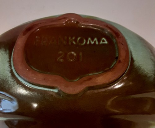 Vintage Frankoma Pottery #201 Bowl Prairie Green - Picture 8 of 8
