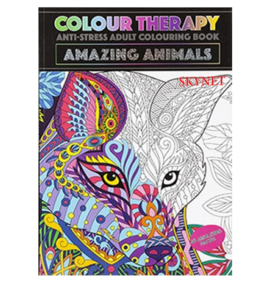 NEW EDITION A4 ANTI-STRESS ADULT COLOURING BOOK BOOKS RELAX Therapy FOR ADULTS - Image 2 of 4