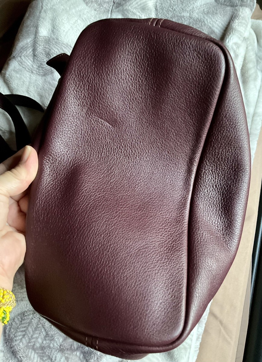 Marc By Marc Jacobs Pebbled Leather Backpack Womens Burgundy  display picture 2