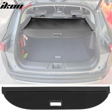 For 24-26 Chevrolet Trax Retractable Rear Trunk Cargo Luggage Cover Canvas Black